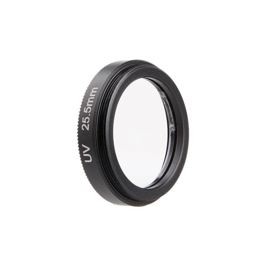 UV Protective Lens Filter 25 25.5 27 28 30 30.5 34 35.5 39 mm Small Lens Filters For Industry Video Inspection Microscope Camera