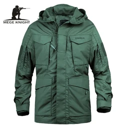 Mege-Coupe-vent à capuche pour hommes, veste de terrain, vêtements d'extérieur, marque M65, US Dular