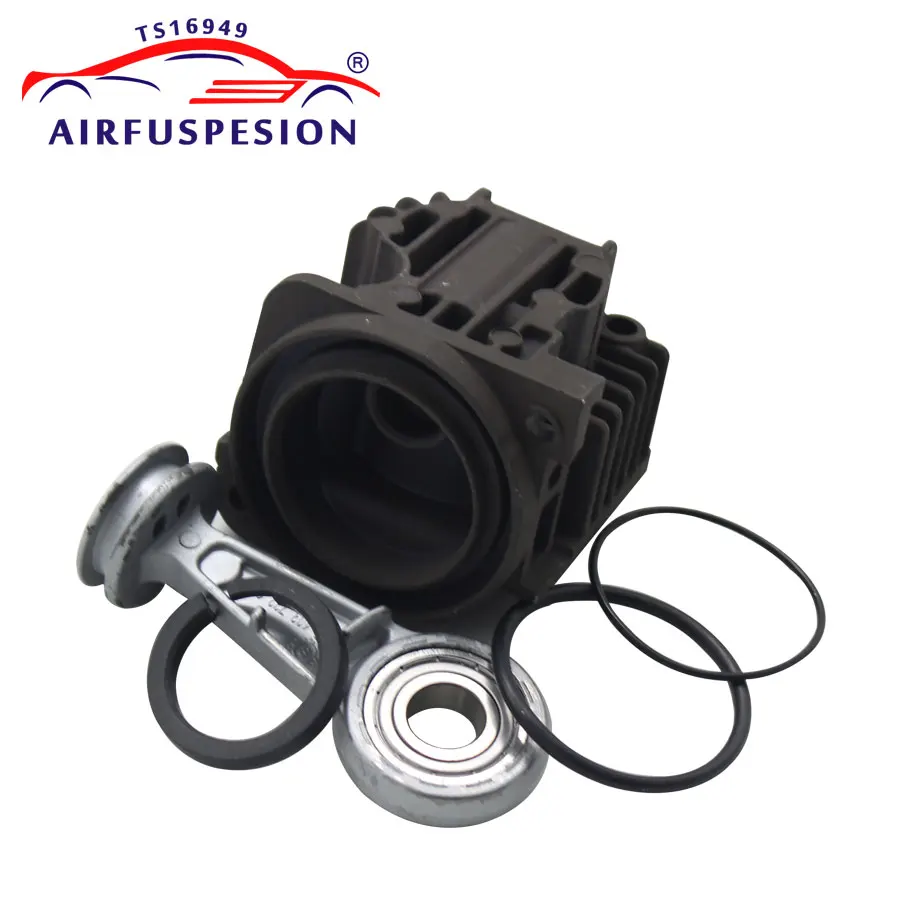 For Audi A6 C6 Q7 VW Touareg Porsche Cayenne Air Compressor Pump Repair Kits Cylinder Head/Piston Ring/Connecting Rod 4L0698007A 