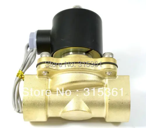 

Free Shipping Electric Solenoid Valve Water Air N/C 220V AC 3/4" 2W200-20 Option DC12V,DC24V or AC110V