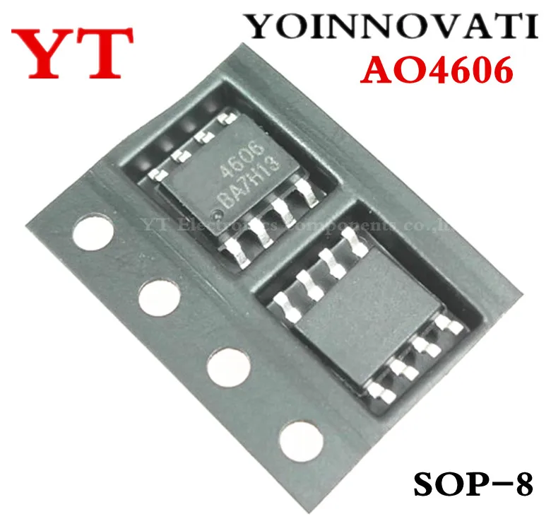 10PCS 100PCS AO4606 4606 Best quality.