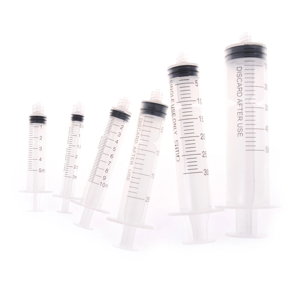 3ML 5ML 10ML 20ML 30ML 50ML Refilled Industrial Syringe Tube Thread Needle Screw Type Hand Push Glue Dispensing Syringe