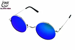 Lentes De Sol Mujer Clara Vida Ozzy Blue/green Mirror Lenses Rock Style Retro 100% Polzrized Sunglasses With Test Card