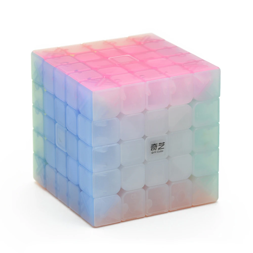 

Qiyi Mofangge Qizheng S Jelly colour 5x5x5 Magic Cube Puzzle Cubes Children Kids Educational Toys Christmas Gift