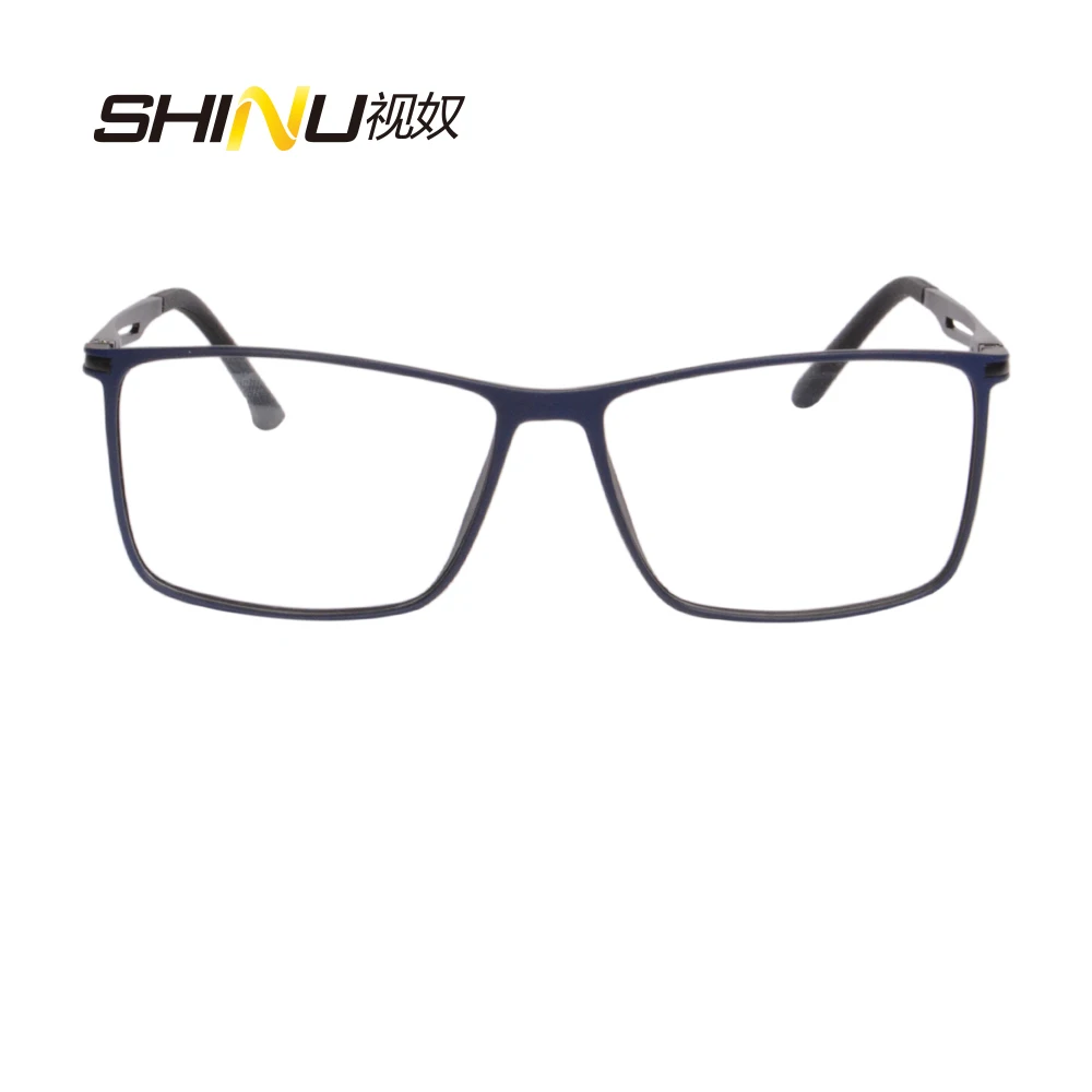 SHINU Brand Multifocal Progressive Reading Glasses For Men Women Points For Mens Reading Glasses Tr90 & Metal Eyewear For Reader