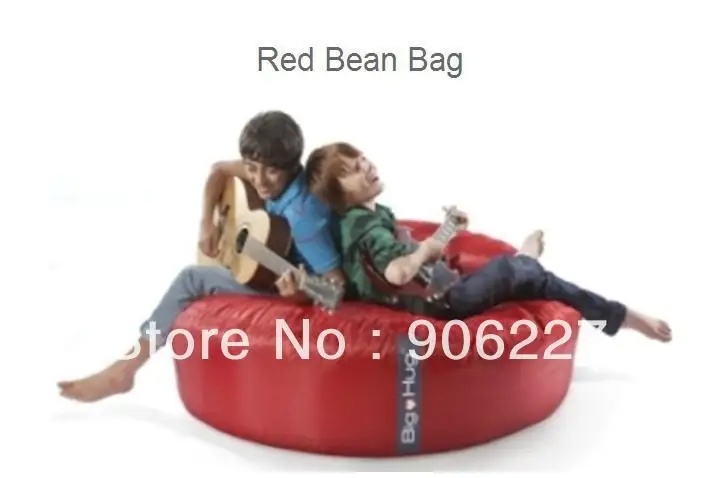 

The original!! ISLAND style RED back to back lay beanbag chair, 2 seat living room bean bag cushion, lazy bed - free shipping