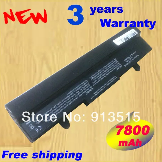 7800mAh battery for Asus Eee-PC 1001 1101HA 1101HGO 1005 1005H 1005HA 1005HAB Series battery for ASUS replacement Al32 AL31-1005