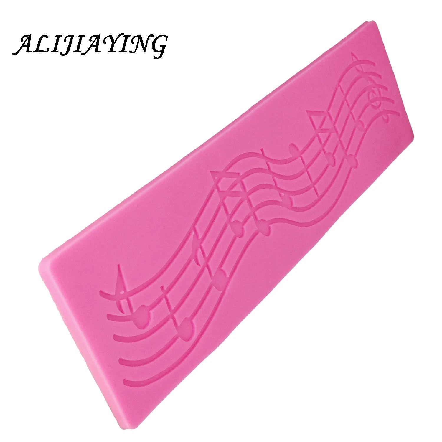 1Pcs Musical Note Silicone Fondant Cake Molds lace mat Chocolate Decorating Tools DIY Kitchen Baking Accessories supplies D0466