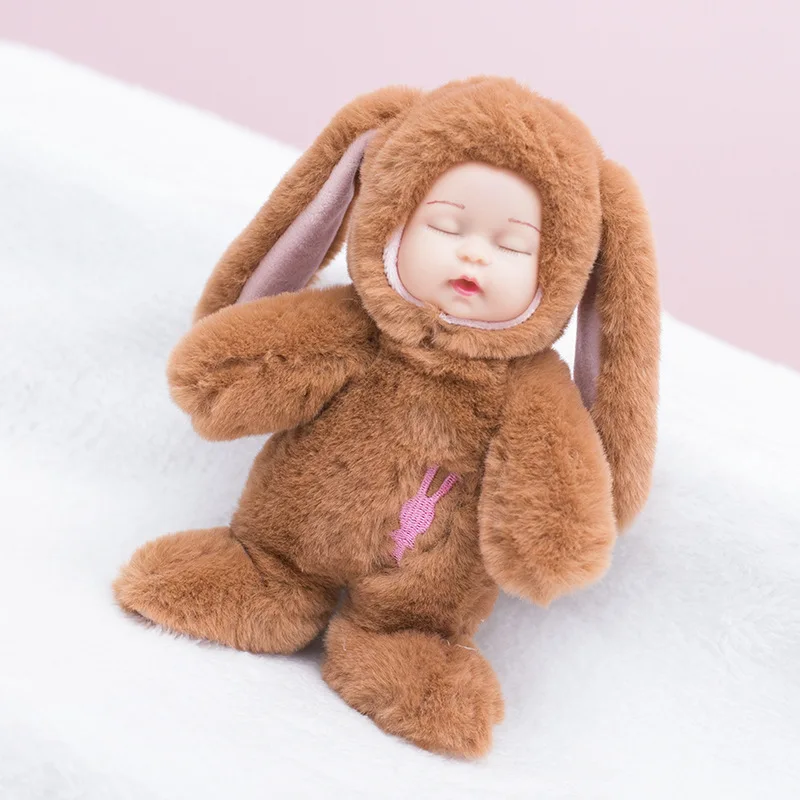 2018 Jewelry Cute Fashion Kids Plush Dolls Keychain Soft Stuffed Toys Keyring Mini Plush Animals Key Chain Baby For Girls Women