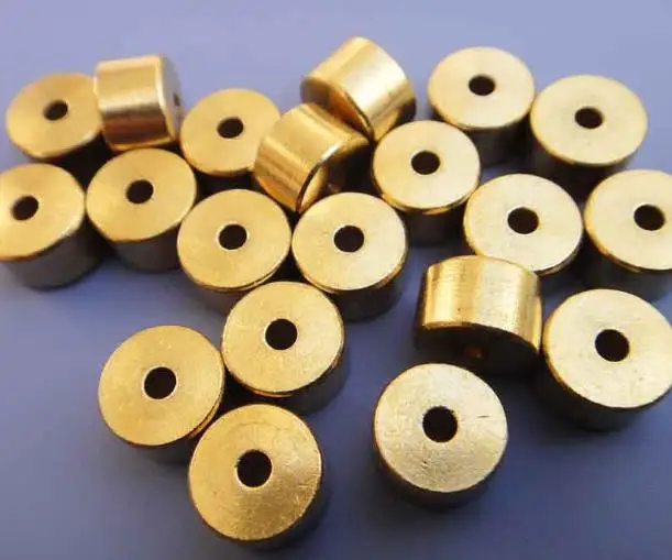 10PCS Mini Guarnizione In Rame 8 MILLIMETRI di Diametro In Ottone Rotondo Pilastro Micro Albero Cuscinetto con 2 millimetri di Apertura per il FAI