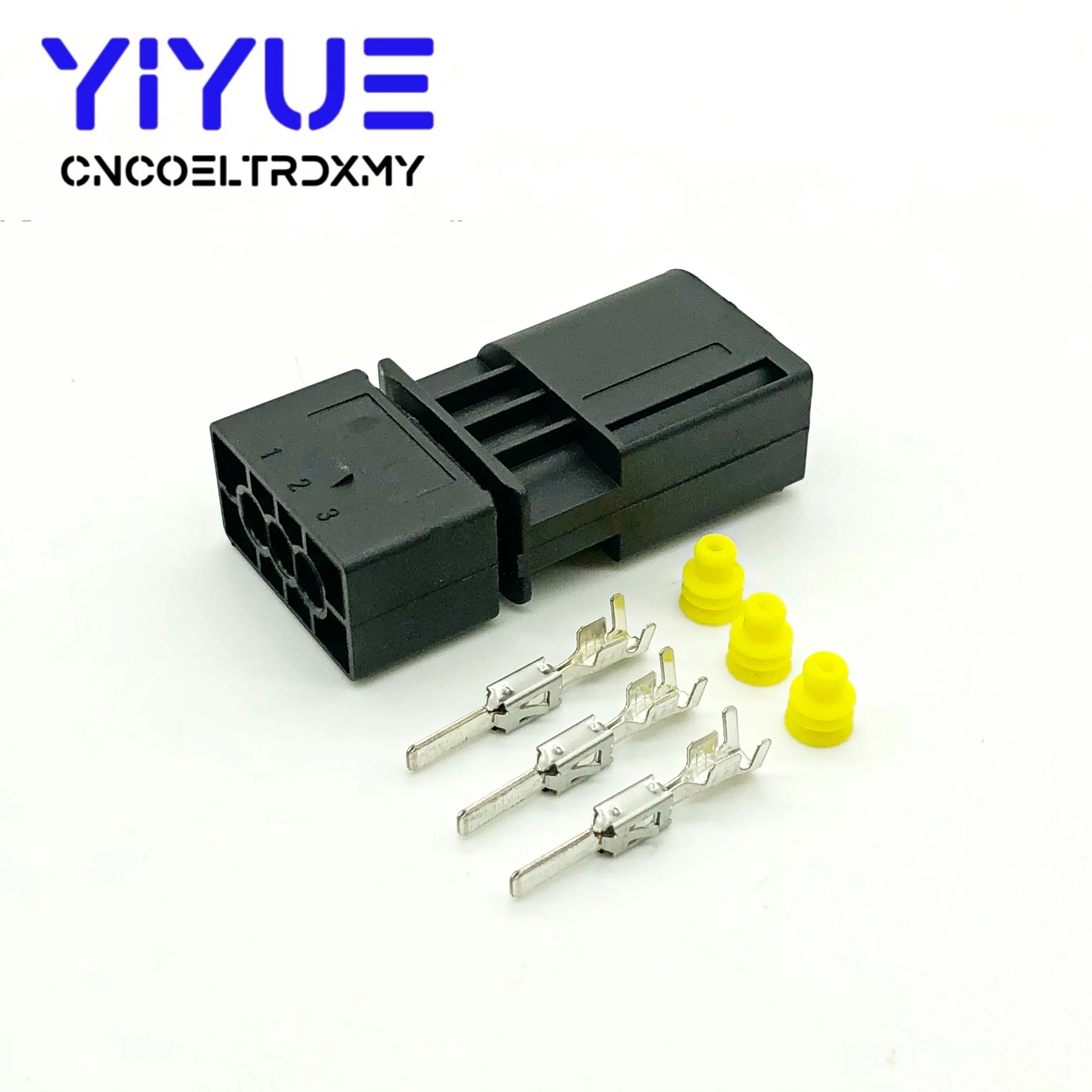 Juego de 5 inyectores de 3 pines para coche, Conector de cable eléctrico con Sensor ABS, enchufe hembra y macho 09 4413 11 / 22140492050 para Benz BMW Kostal