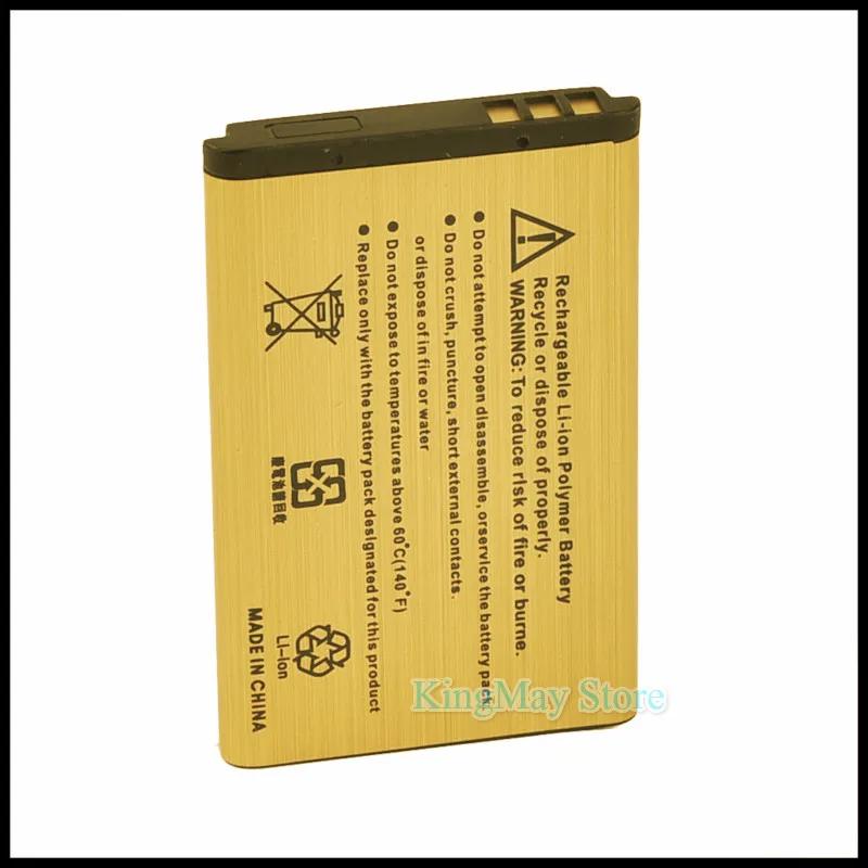 2PCS/LOT Golden BL-5C Battery BL5C Mobile Phone Battery For Nokia 2610 2600 2300 6230 6630 1100 N70 N71 Battery 5C BL5C