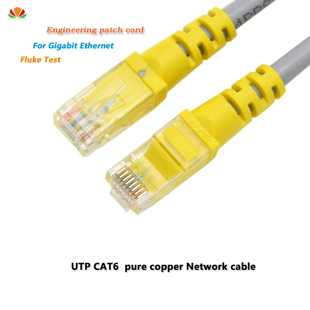 20m 30m 50m UTP CAT6 cable RJ45 network Solid pure copper twisted pair Patch Panel Patch cord Lan line Gigabit Ethernet