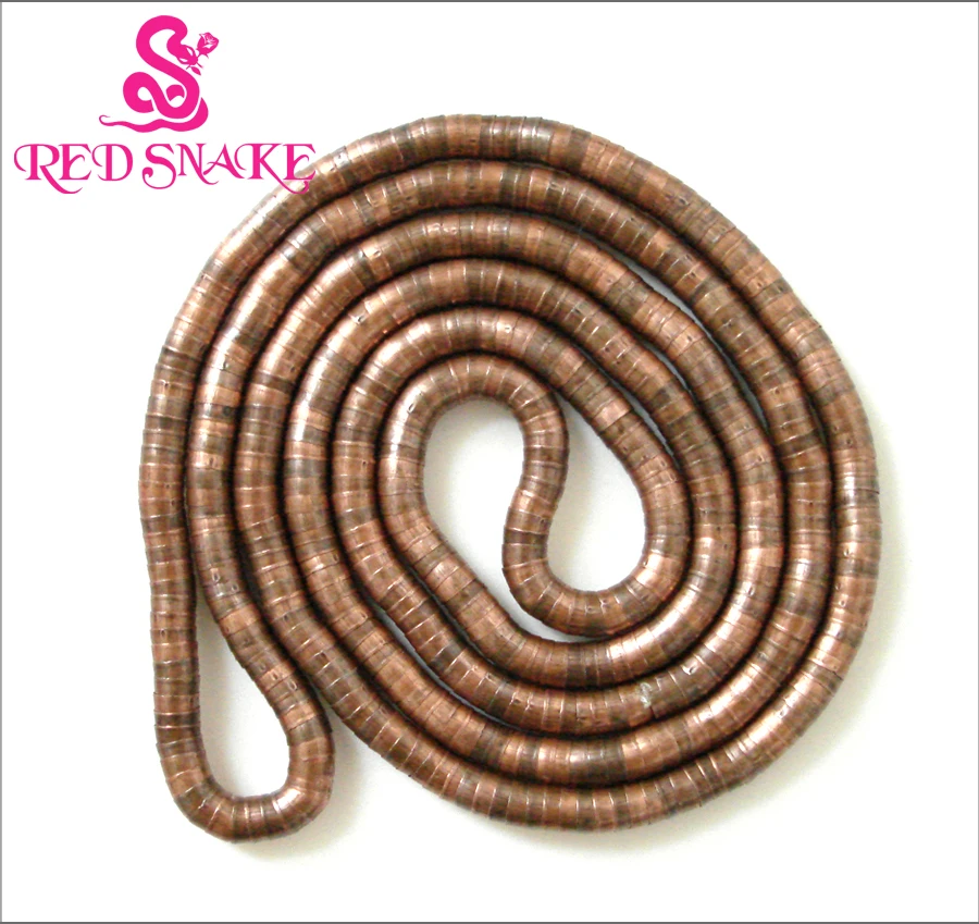 

RED SNAKE Bendable Bendy Twistable Wholesale Red Copper 90cm Long