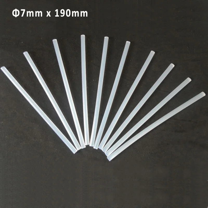BOSI 10 Unidades/Pacote 7mm x 190mm Transparente Cola Bastões