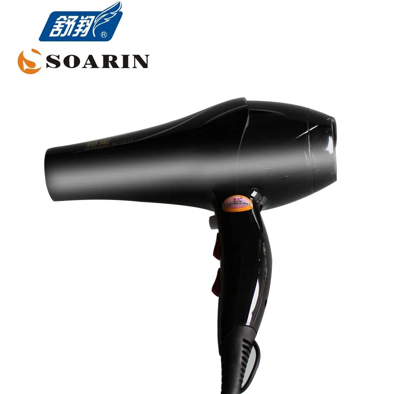 SOARIN Extra High Power Hair Dryer Black Large Wind Blower Hairdressing Dryers Tools For Hairdressing Salon Hair Dryerhair Drier