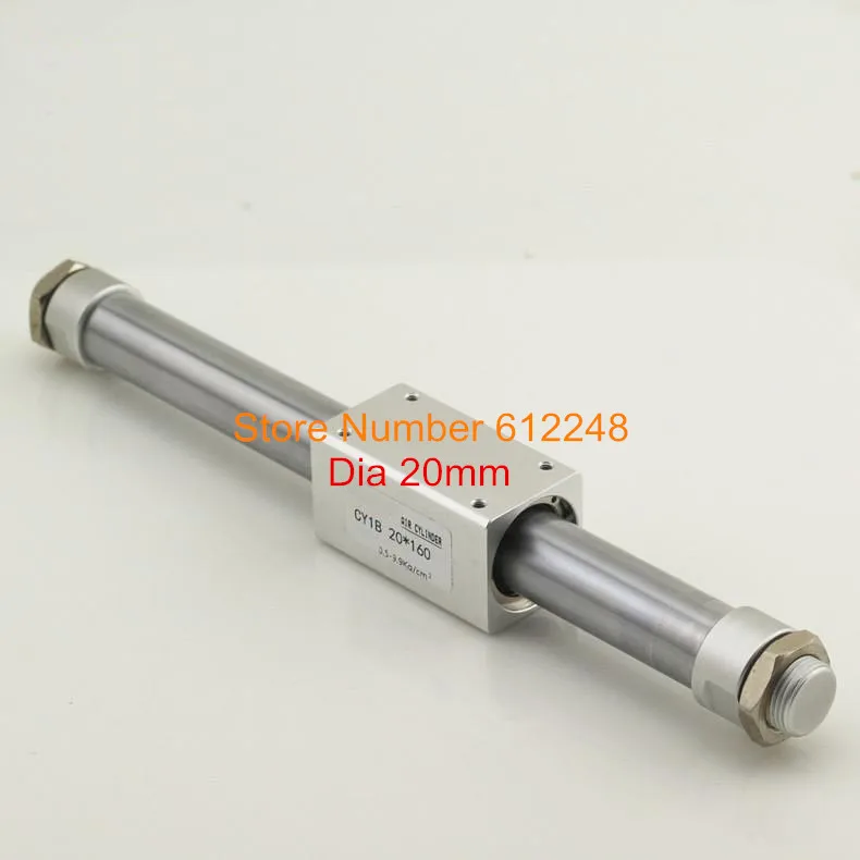 

CY1B20*900-1000 Rodless Pneumatic Cylinder Stainless steel High Pressure Cylinder CY1B/CY3B RMS