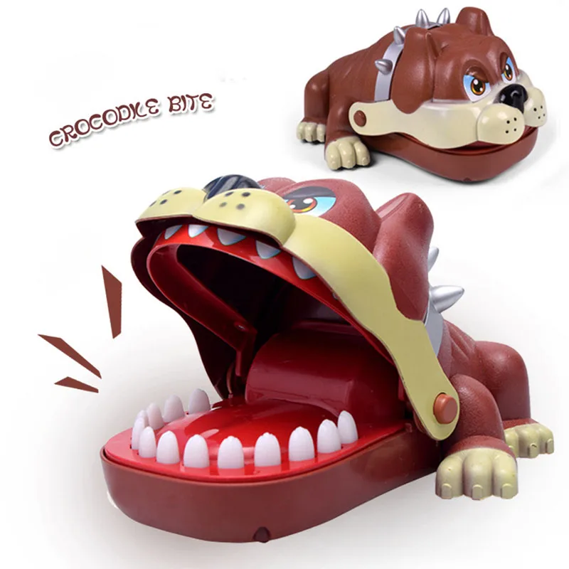 

Dog Bite Finger Game Joke Novelty Funny fierce dog Toy party games Gift Kids Child Family Prank Maker Tricky challenge toys