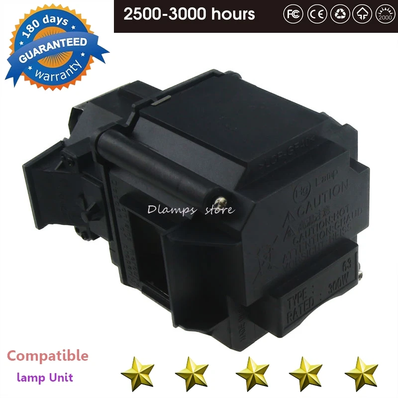 Módulo do projetor para EPSON, EB-G5750WU,EB-G5800,EB-G5900,EB-G5950, EB-C450WH, G5660W, C520XH, V13H010L63, ELPLP63