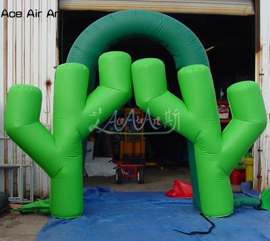 Customized Inflatable Cactus Arch Welcome and Advertising Toy Arch for Sale