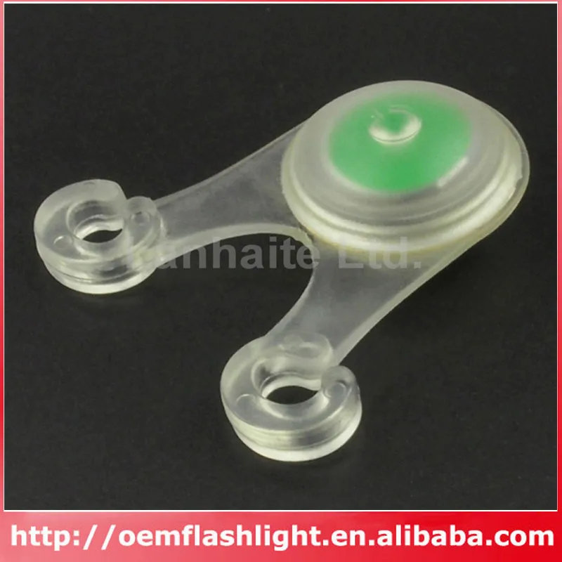 KJY-606 LED Green Light 3-Mode Bike Rear Tail Light - Green (1 pc)