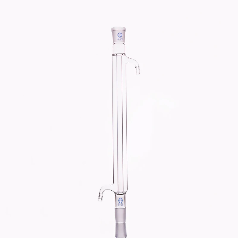 Straight condenser  500mm/24*2,Condensation length 500mm,Condenser Liebig with fused inner tube,standard ground mouth 24/29