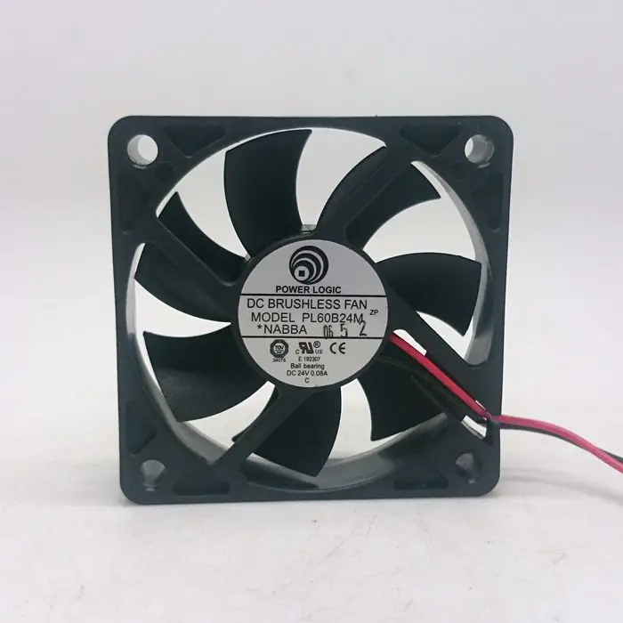 

NEW POWER LOGIC 6015 PL60B24M 24V 0.08A frequency double ball bearing cooling fan