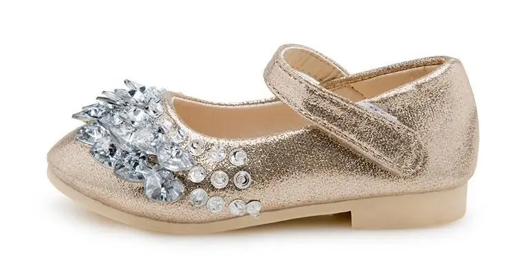 Shorha-chaussures princesse pour filles | Chaussures à paillettes et strass, sandales, nouvelle collection 2018