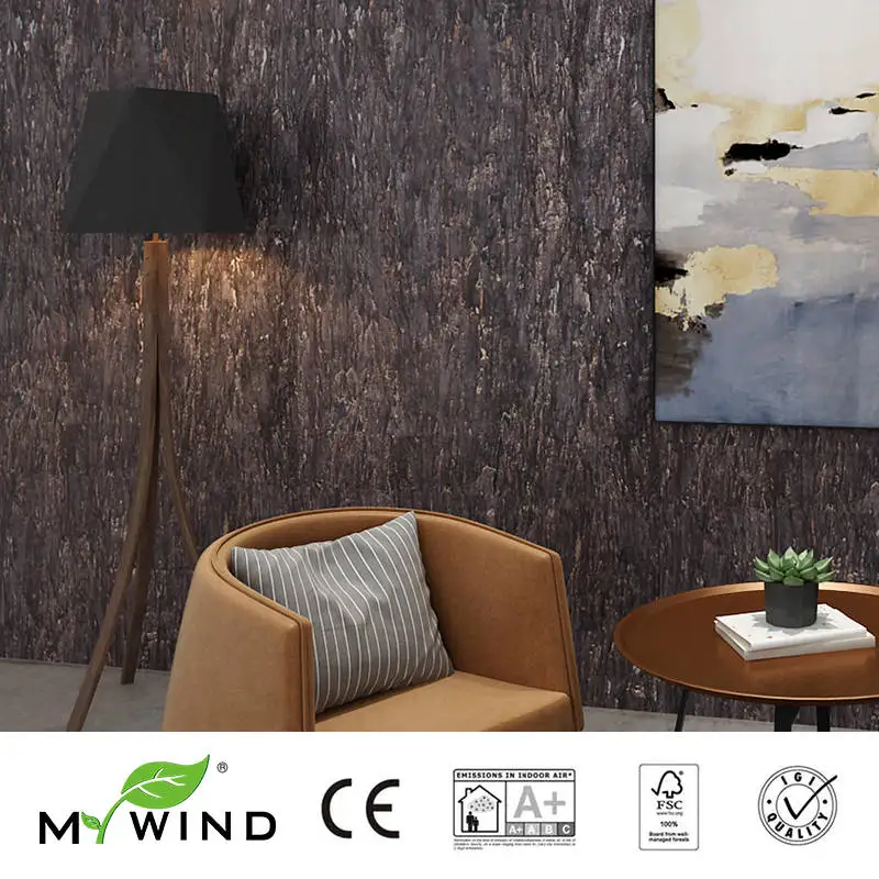 

3D Wallpaper In Roll Decor European aristocracy 2019 MY WIND Coffee Bean Wallpapers Luxury 100%Natural Material Safety Innocuity