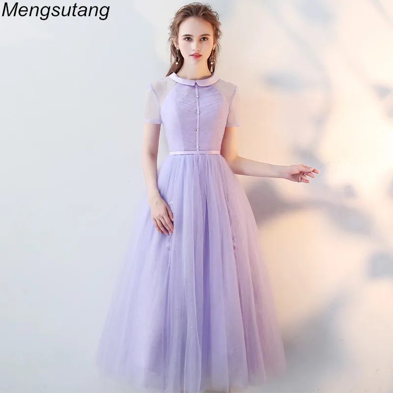 

Robe de soiree New Arrival Elegant Slim A-Line Lace evening dress vestido de festa Banquet O Neck Prom dresses Party dresses