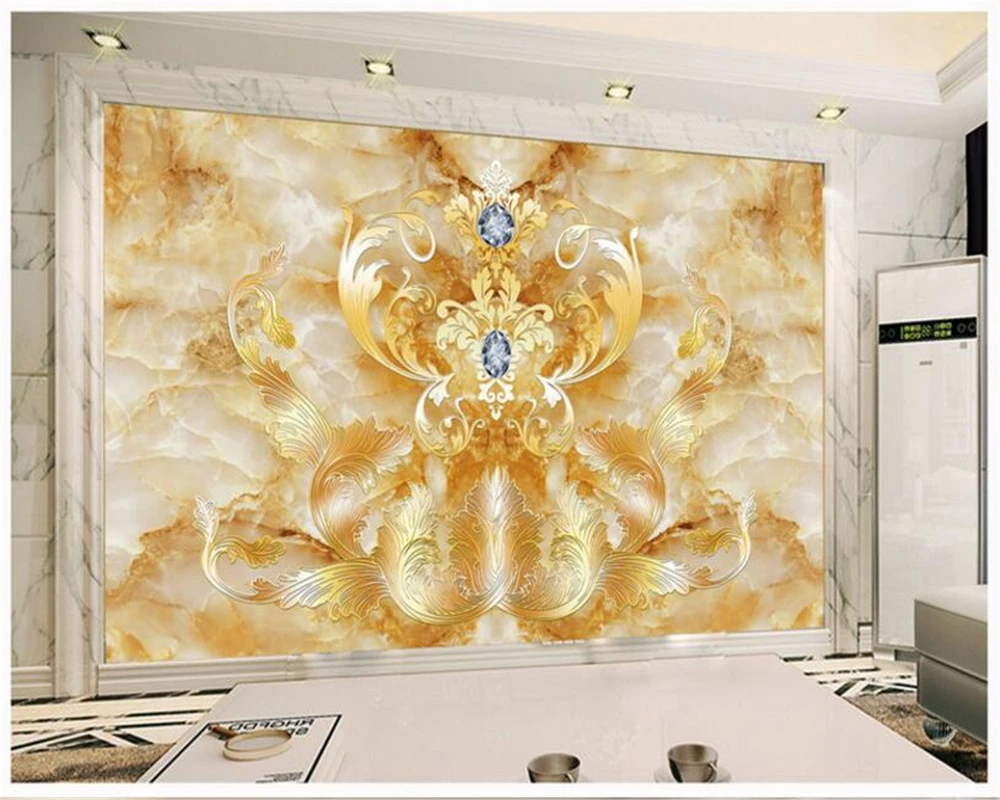 

Beibehang 3d Wallpaper Marble Backdrop Mural Living Room Bedroom TV Background Mural wallpaper for walls 3 d papel de parede