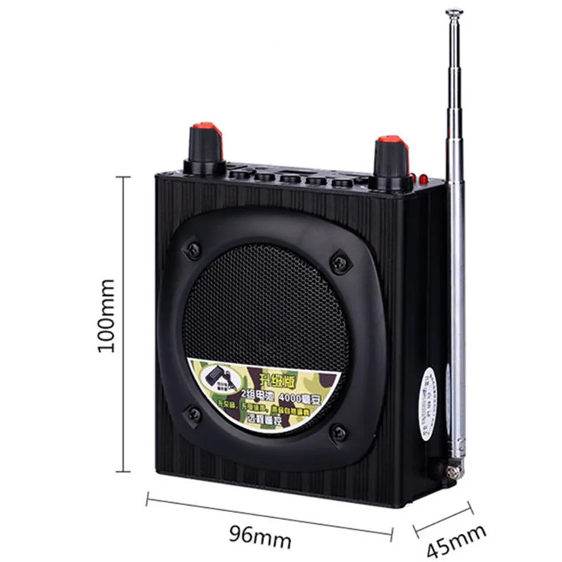 Imagem -02 - Remotamente Controle Remoto Alto-falante Portátil de Alta Potência Máquina de Mídia Áudio tf Cartão u Disk Player Rádio fm ao ar Livre Falantes Ensino