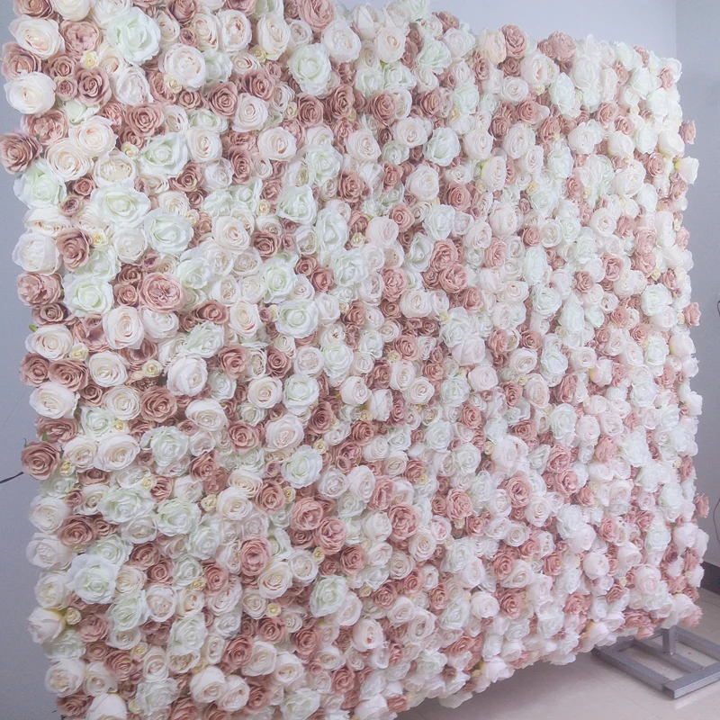 SPR Free Shipping blush white flower wall wedding backdrop artificial flower table runner and centerpiece decorativ floral