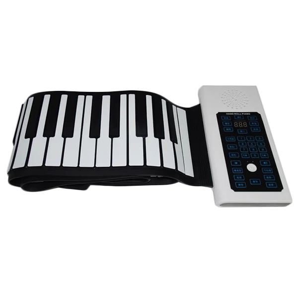 

88 Keys Rechargeable Keyboard Roll Up Piano With Microphone Speaker For Beginner