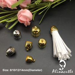 Tassel czapki Tassel Top Topper Alloy końcówka Cap przewód Cap dla moda tworzenia biżuterii DIY Handmade craft frędzle AlinaCraft