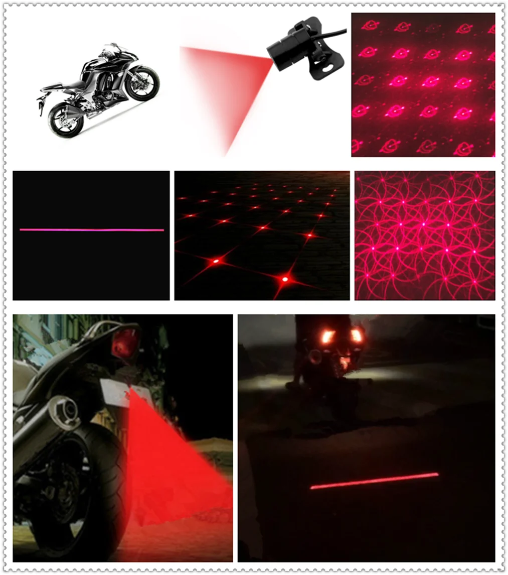 Motorcycle laser fog light anti-collision taillight warning for Ducati MONSTER M400 M600 M620 M750 M750IE M900 StRipe