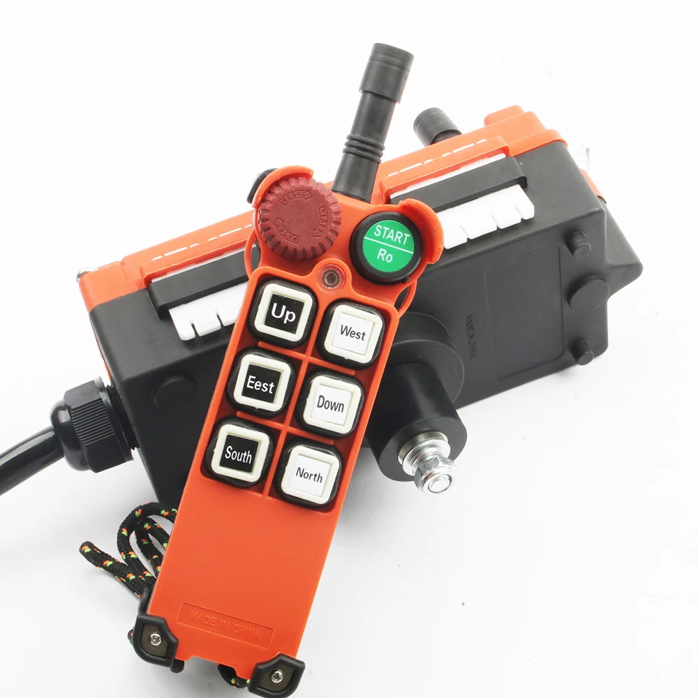 380V 12V 24V 220V Industrial remote controller switches Hoist Crane Control Lift Crane 2 transmitter + 1 receiver F21-E1