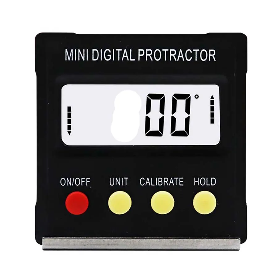 Digital angle finder Protractor electronic level box 360 Degree digital inclinometer angle measuring tool with magnets Portable