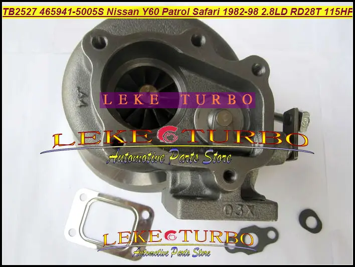 ww TB2527 465941 465941-5005S 452022-0001 452022 Turbo Turbocharger For NISSAN Y60 Patrol Safari 82- Engine RD28T 2.8L D 115HP