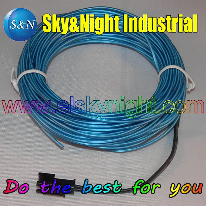 Electroluminecent Wire/Neon EL Wire 3M(1.5mm)+3V Inverter-Blue+Free Shipping