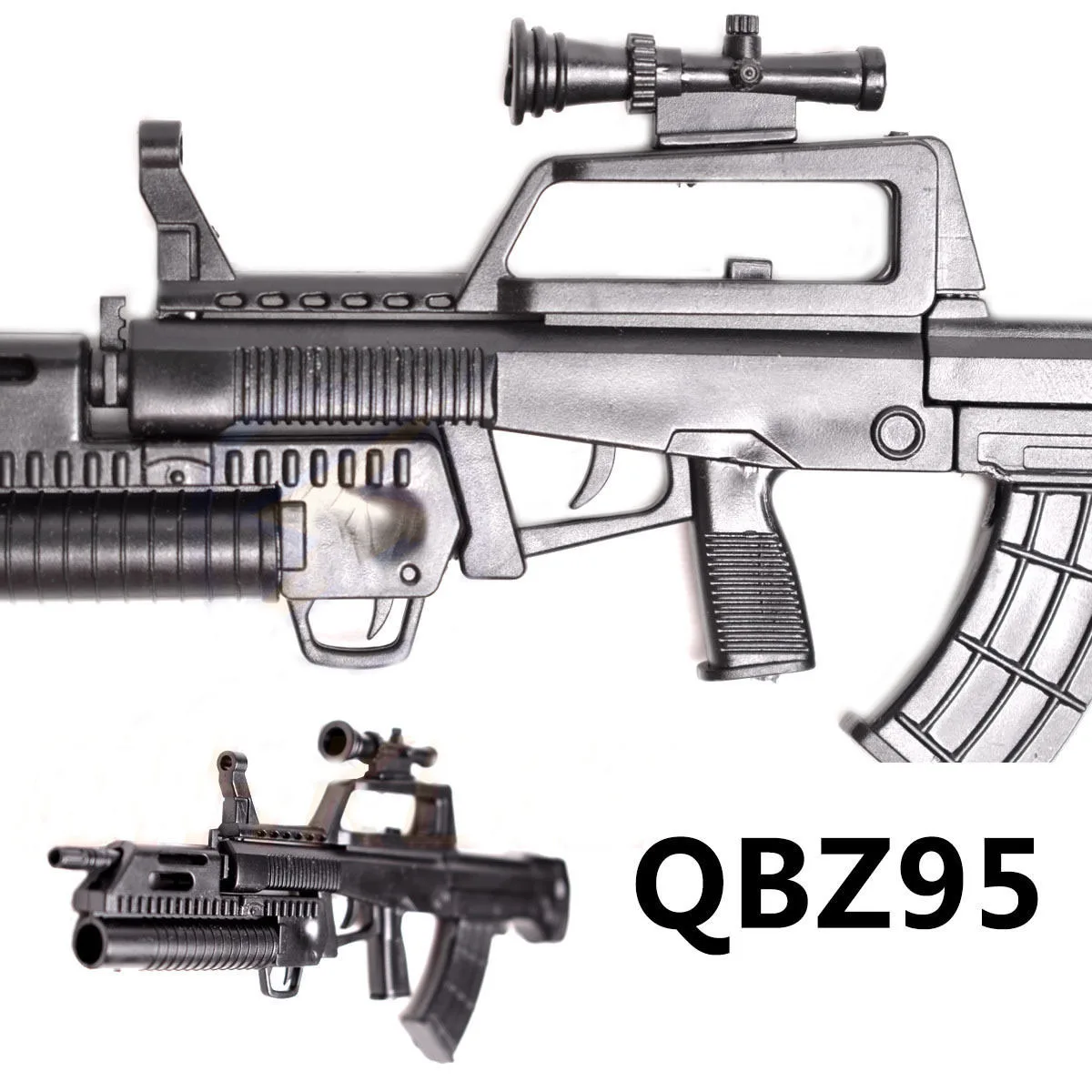 PUBG – fusil Mobile à échelle 1/6, jouet, modèle d'assemblage, puzzle, briques de construction, pistolet pour figurines d'action