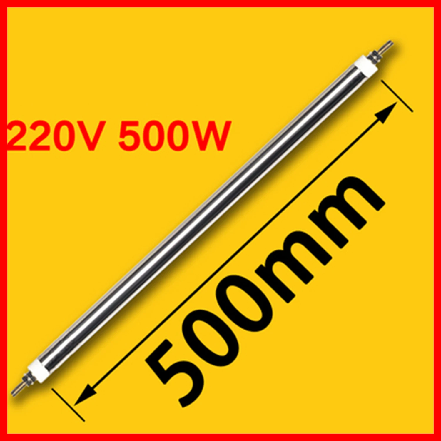 

Straight tube air drying heating straight tube heating oven electric heating tube heating rod 500MM dia16mm 220V 500w