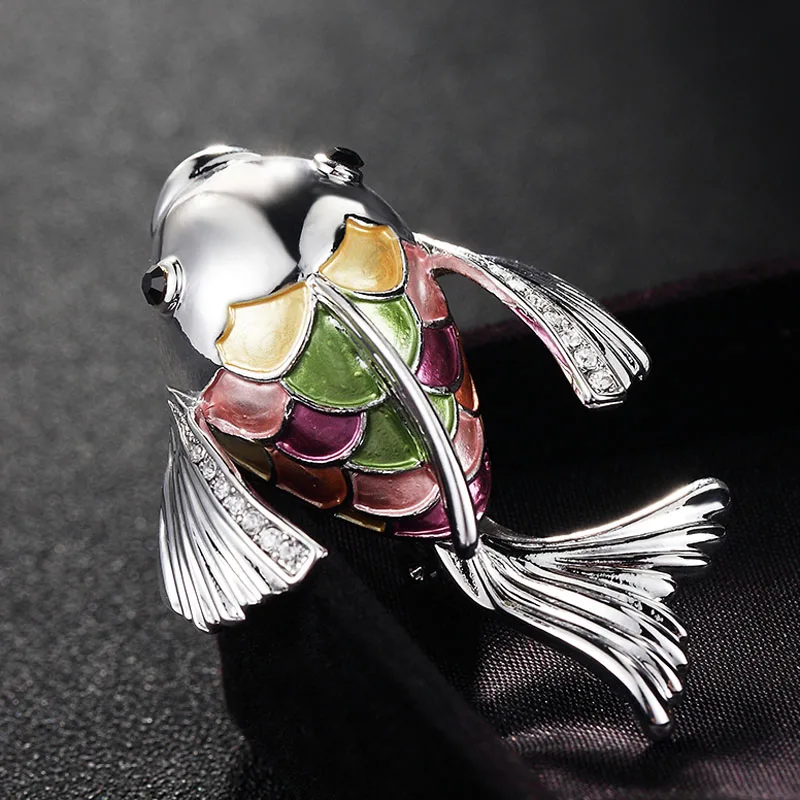 

12pcs/lot Wholesale New Arrival Enamel Big Eyes Octopus Brooch Vintage Alloy Brooches Women Kids Clothes Decoration Men Jewelry