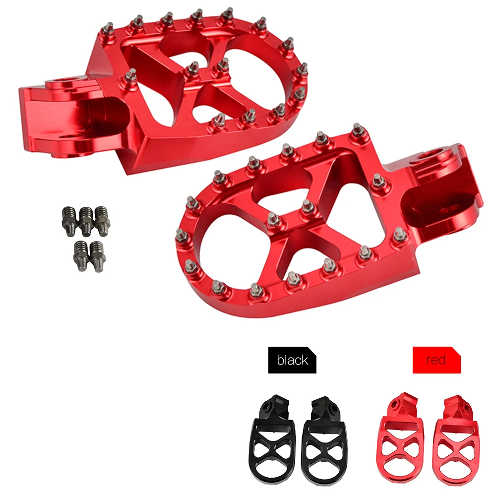 Racing Foot Peg Footrest Pedals For Beta 125 250 350 390 400 430 450 480 498 500 RR 2T 4T XTrainer 250/300 Motard 400 450 525 