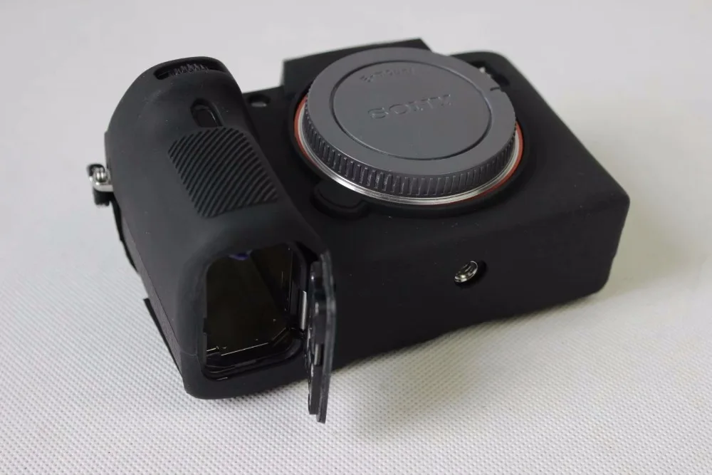 Mềm Silicone Cao Su Camera Bảo Vệ Che Cơ Thể Trường Hợp Túi Da Cho SONY A7III A7 Mark 3 A7RM3 A7R3 A7RIII A7M3 A9 Không Gương Lật