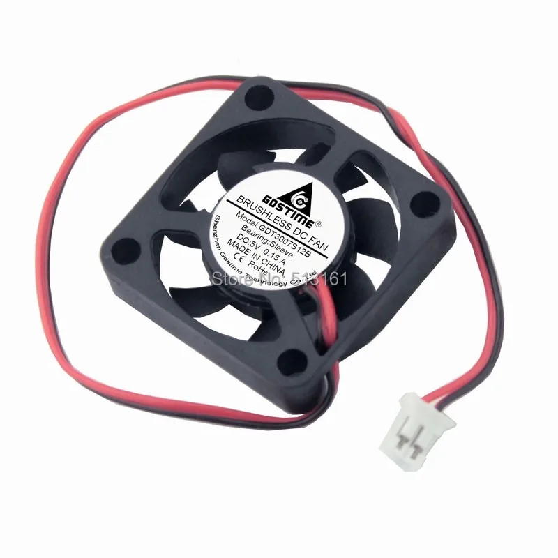 

20PCS Gdstime 5V 2Pin 3cm 30x30x7mm 30mm 3007S Brushless PC Case Cooling Fan 5 Volt