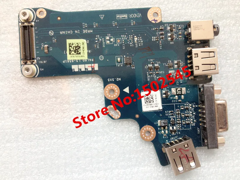 Free Shipping Original Laptop USB Interface Board For DELL Latitude E6520 VGA Board USB Board Audio Board V7001 LS-6561P