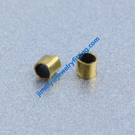 metal jewelry findings brass cimp baeds 1.8mm crimp tube fashion jewelry accessories