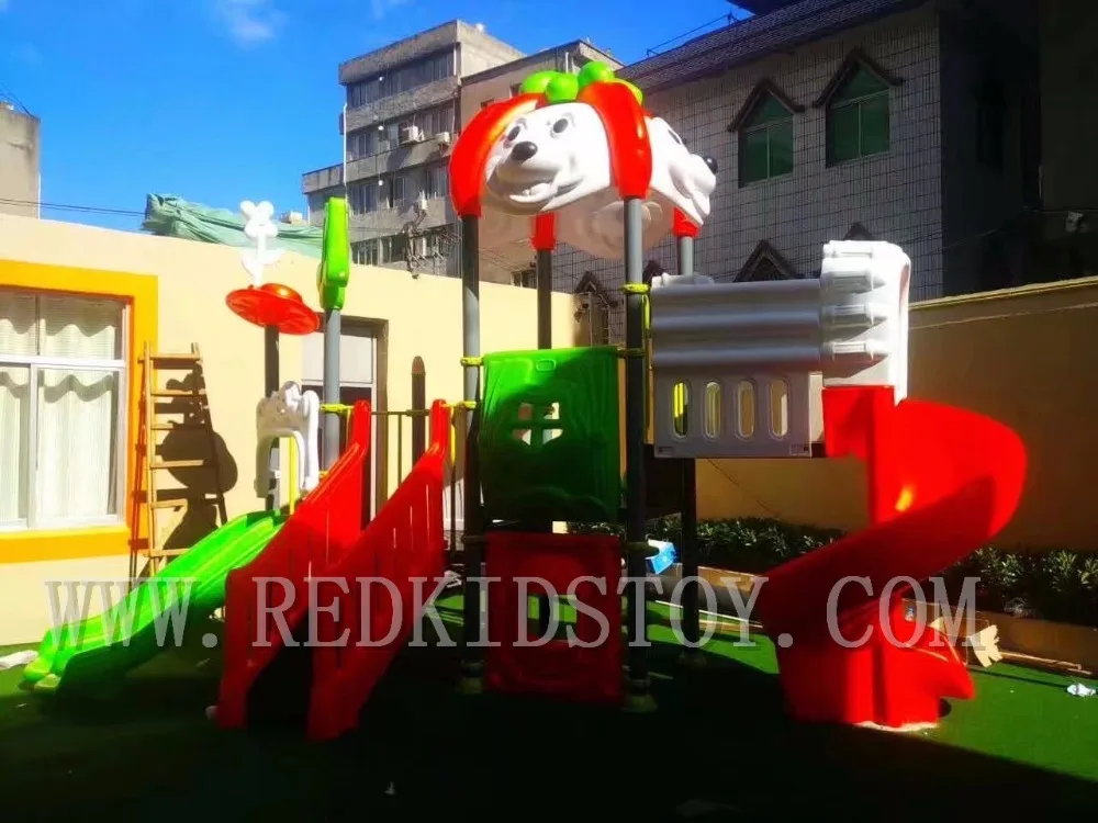 

Exported to Chile TUV Approved Cute Animal Series Children Playground System HZ-D7062D 23 Years' Manufacturing Experiences