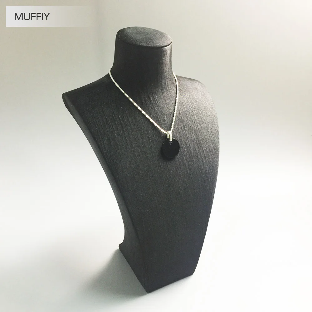 Pendant Black Onyx Round Disc 2.2cm 925 Sterling Silver Fine Jewelry Accessories Fit Necklace Classic Fashion Gift For Man Woman